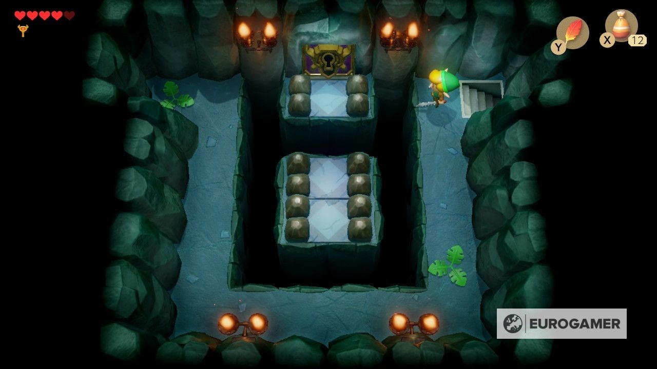 Zelda Link's Awakening Imprisoned Pols Voice and skeletal Staflos